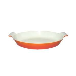  Le Cuistot Oval Gratin Dish 13.25 Inches   2 Tone Orange 