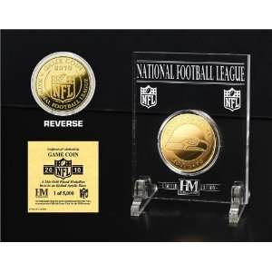  Seattle Seahawks 24KT Gold Game Coin