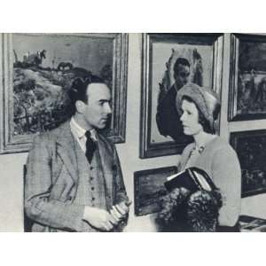  Edward Seago(1910   1974) and Lady Melchett at His 