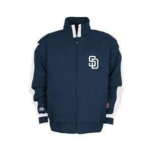  San Diego Padres ThermaBase Track Jacket   Navy XX Large 