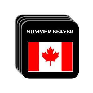  Canada   SUMMER BEAVER Set of 4 Mini Mousepad Coasters 