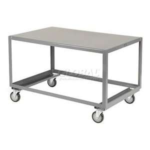  All Welded Portable Steel Table 1 Shelf 60x30 1200 Lb 