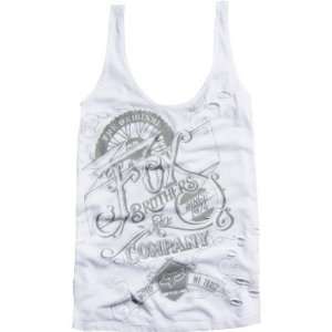  Fox Racing Womens Geared Up Scoop Back Tank Top   X Small 