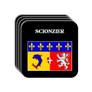  Rhone Alpes   SCIONZIER Set of 4 Mini Mousepad Coasters 