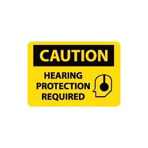  OSHA CAUTION Hearing Protection Required Safety Sign 