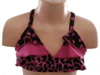 FRANKIE & DAISY Corky Pink Leopard Swimsuit Bikini  