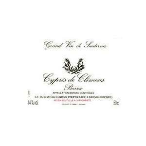  Cypres De Climens Barsac 2007 375ML Grocery & Gourmet 