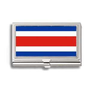  Costa Rica Rican Flag Business Card Holder Metal Case 