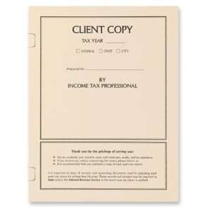  EGP Income Tax return Client Copy Cover with Tabs Office 