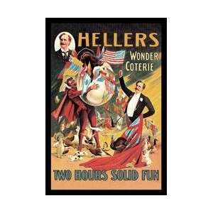  Hellers Wonder Coterie 12x18 Giclee on canvas