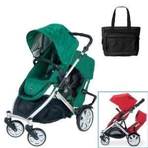 Britax U281773KIT4 B Ready Stroller and 2nd Stroller Seat with Diaper 