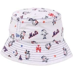  MLB New Era New York Mets Infant Bucket Hat   White 