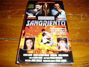 EN ESPANOL VHS Rapto Sangriento Erick Del Castillo  