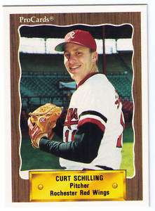 Rochester Red Wings team set AAA Curt Schilling ROOKIE  