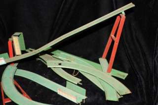 Vintage Complex Tin Wind up Roller Coaster / Hopper / Sand Toy w Track 