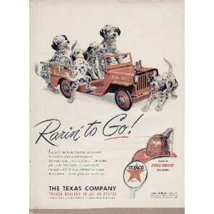 com Texaco Dalmations, Rarin to Go  1950 Texaco Dalmations 