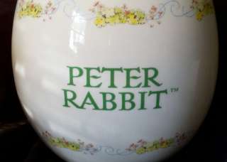 offer a cute and collectible Peter Rabbit egg jar, by Teleflora 