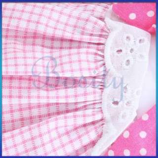  Layered Dress Dots Folding Skirt Cute Summer Clothes Pet Dog XS  