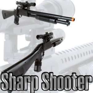  Sharp Shooter Pump Shotgun Laser Scope Airsoft Sports 