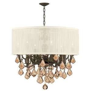  Crystorama Chandelier CL 5155 EB SAW GTM Crystorama 5155 EB SAW 