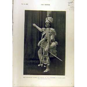  1896 Dagmar Dandini Drury Lane Olliffe Theatre Print