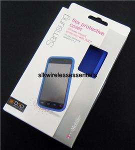 New OEM T Mobile Blue D3O Flex Gel Shell Cover Case for Samsung Galaxy 