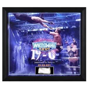  WWE The Undertaker WMXXVII 19 0 Commemorative Plaque 