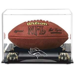  Broncos Mounted Memories Classic Etched Football Case 