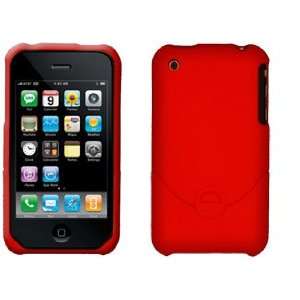  Zofunk red iphone 3G, 3Gs case & Mirror Screen Protector 