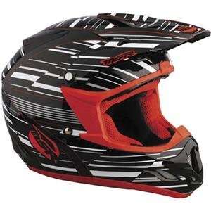  MSR Racing Velocity Helmet   Small/Red/Black Automotive