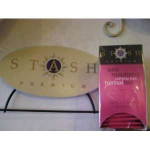 Stash Premium Wild Raspberry Caffeine Free Herbal Tea 20ct  