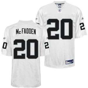   Raiders Darren McFadden Replica White Jersey