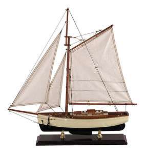   Classic Yacht Wooden Built Model Sailboat 22 Boat 781934505501  