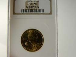 2000 P $1 MS 68 NGC SACAGAWEA DOLLAR  