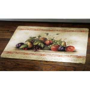   Wine Theme Foam Comfort Kitchen Rug By Collections Etc