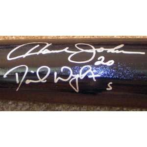  David Wright & Howard Johnson Autographed BigStick 