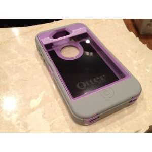  Otterbox Iphone 4 4s Defender Series Gray/purple Otter Box 