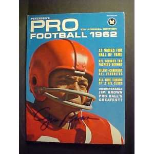   Browns Autographed 1962 Pro Football Magazine 