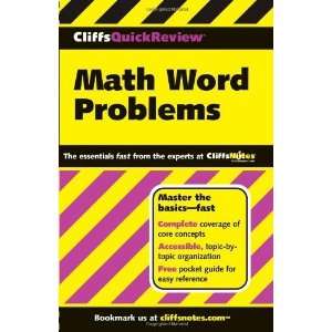  CliffsQuickReview Math Word Problems [Paperback] Karen L 