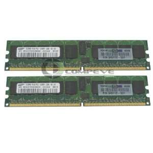  HP 345112 551 1GB 2x 512MB Samsung PC2 3200 400MHZ DDR2 