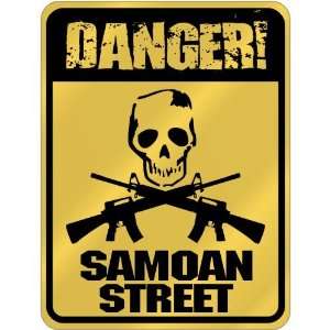  New  Danger  Samoan Street  Samoa Parking Sign Country 
