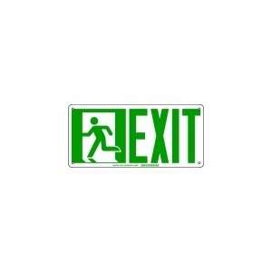 BRADY 114671 Exit Sign,Glow In The Dark  Industrial 