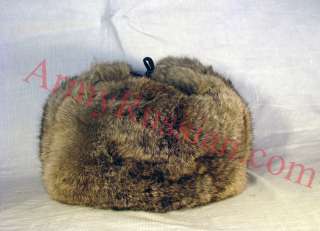 Russian Style Big Winter Furry Ear Flaps Ushanka Gift Snow Hat USSR 