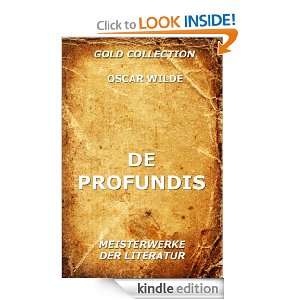 De Profundis (Kommentierte Gold Collection) (German Edition) Oscar 