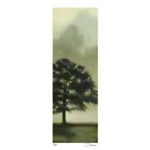 Trees in the Mist II by Deac Mong, 14x34 