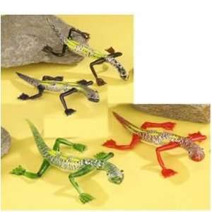    7675Z Glass Salamander 7in Length Assorted Colors each