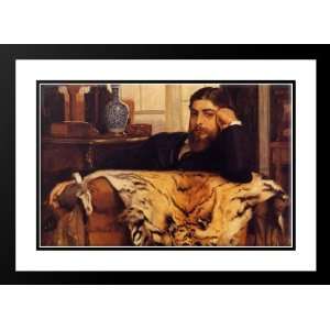 Tissot, James Jacques Joseph 24x18 Framed and Double Matted Algeron 