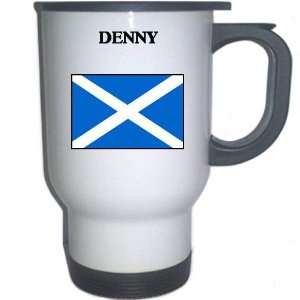 Scotland   DENNY White Stainless Steel Mug