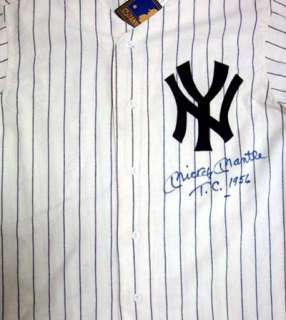 Mickey Mantle Autographed Signed Mitchell & Ness NY Yankees Jersey JSA 