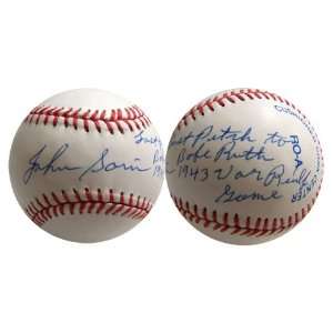  John Sain Autographed Baseball (Spence Authenticated 